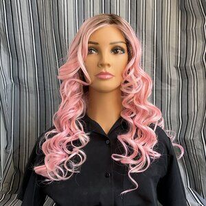 Belle Tress Camellia in Rose Gold, Lace Front, Full Mono Top, Free Part, NWT